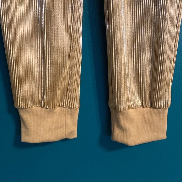 ⭐️ Know. One. Cares Gold Jogger Pants - Picture 5 of 11